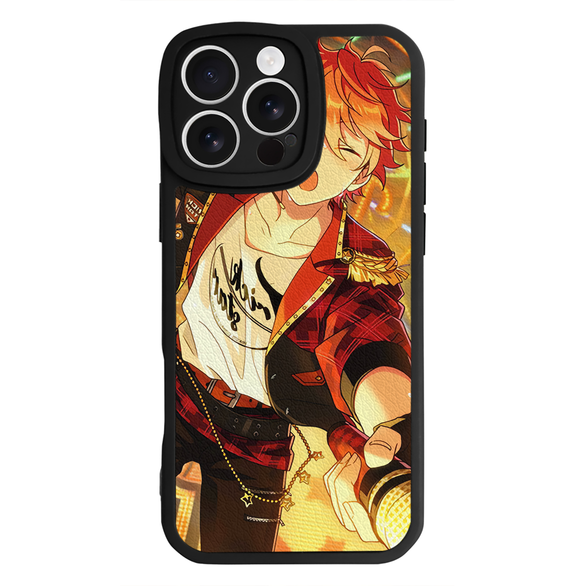（画像用） あんさんぶるスターズ! Ensemble Stars 【iPhone 16シリーズ対応】シリコンスマホケース（レザー調） 材質：シリコン